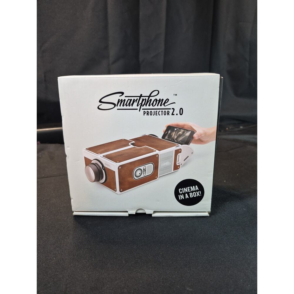 Smartphone Projector 2.0, Cinema In A Box, Smart Phone On Go Projector Box